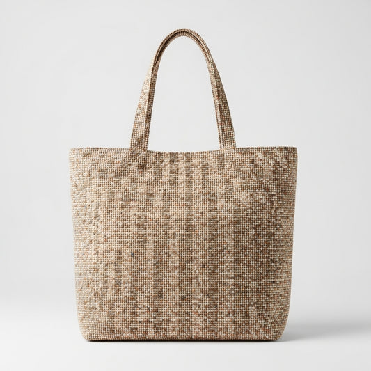 Multi Coloured Needlepoint Tote Bag